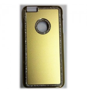 EMAAN - Luxury Diamond Crystal Rhinestone Bling Hard Case Cover For Apple iPhone 6 Plus 5.5" - GOLDEN COLOR